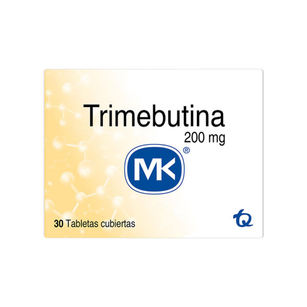 TRIMEBUTINA 200 MG 30 TABLETAS MK