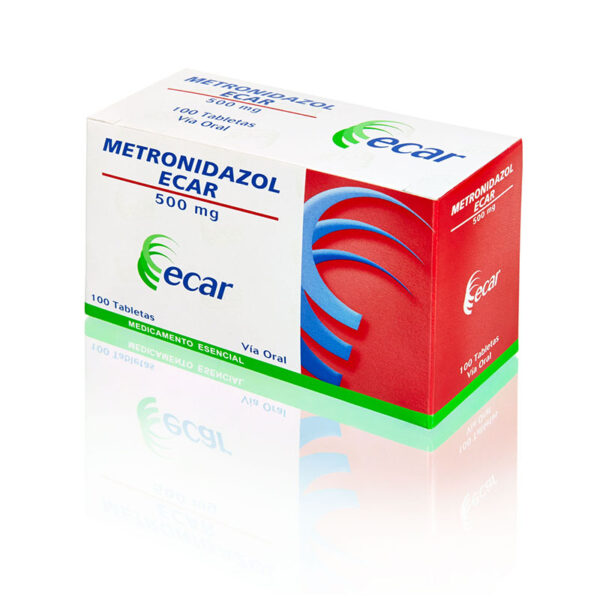 METRONIDAZOL 500 MG 100 TABLETAS EC