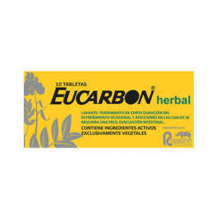 EUCARBON HERBAL 10 TABLETAS
