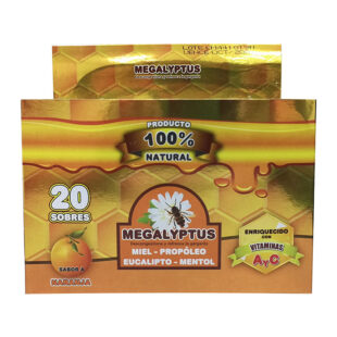 MEGALYPTUS NARANJA 400MG 80 UND